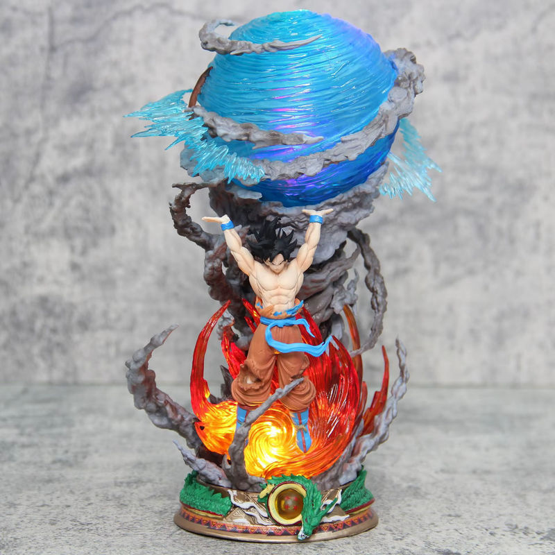 Bandai Dragon Ball Super Saiyan Goku Figur mit Herculean Energy Ball in mehrfarbig Ausführung aus Kunstharz - Bild 3
