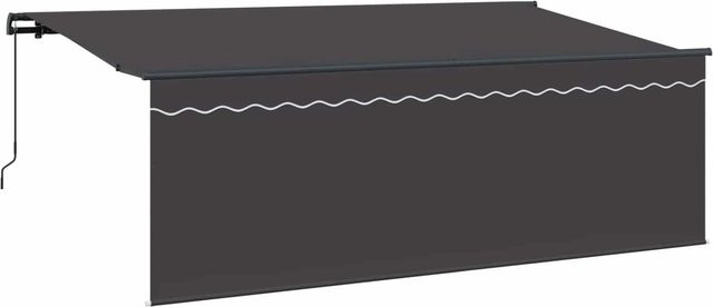 vidaXL Einziehbare Markise Anthrazit B: 400 cm, T: 200 cm, H: 165 cm - Bild 1