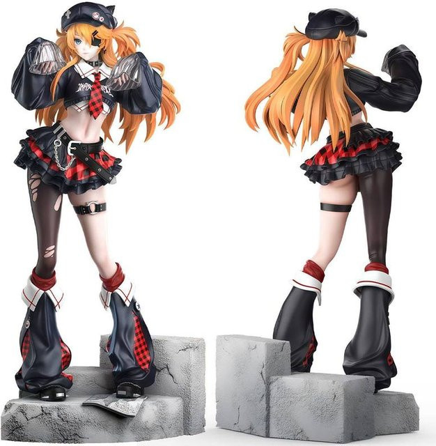 Bandai Anime-Figur Rockband Asuka, Action-Statue, Mädchen, Einzelfigur - Bild 1