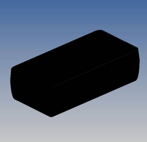 TEKO Universal-Gehäuse SR35-DB.9 aus ABS-Kunststoff in Schwarz, B: 128 cm, H: 64 cm, T: 38,7 cm - Bild 1