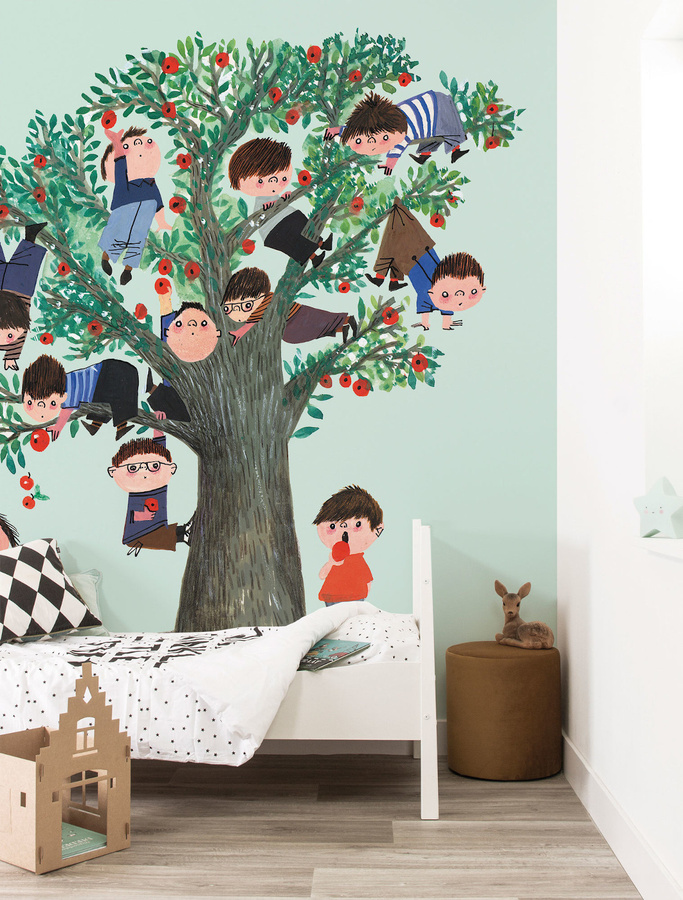 KEK Amsterdam Mural Apple Tree Wandtattoo Multicolor Breite: 243,5 cm - Bild 1
