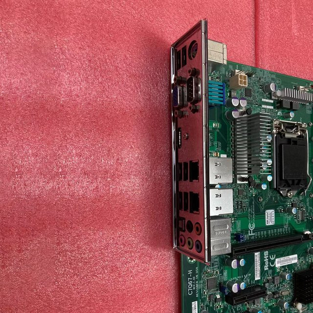 C7Q67-H Desktop-Motherboard für Intel Core i3 i5 i7 der 2. Generation, LGA1155, DDR3-1333MHz, Grün - Bild 1