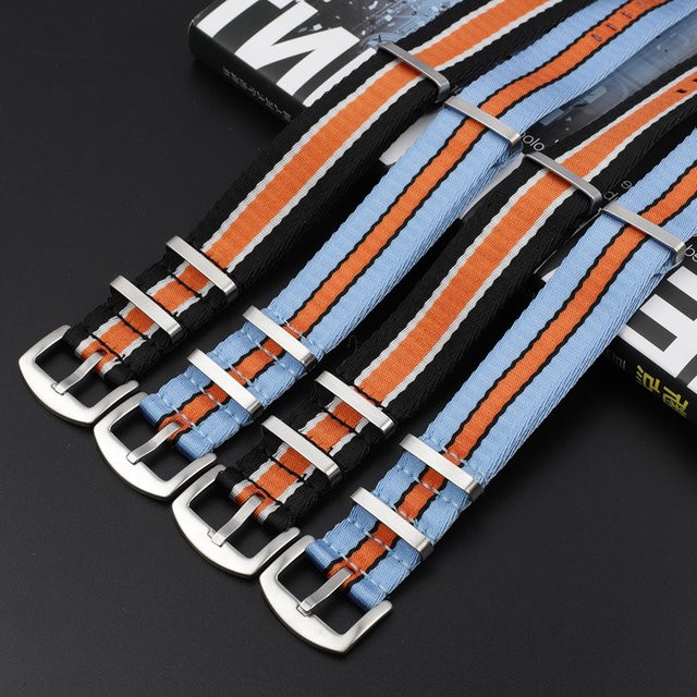 onthelevel Uhrenarmband Nylon, Bunt, Herren und Damen - Bild 1