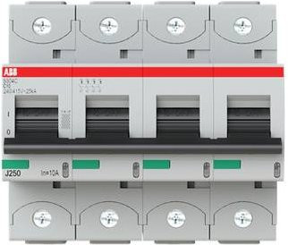 ABB S804C-C10 Leitungsschutzschalter 10A 400V grau - Bild 1