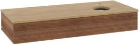 V&B Waschtischunterschrank Antao mit Frontstruktur und Beleuchtung in Eiche Honig, B/T/H: 120 x 50 x 19 cm - Bild 1