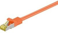 Goobay Patchkabel RJ-45 SFTP Cat 7 Ethernet LAN Kabel Orange, Länge: 2,0 m - Bild 1