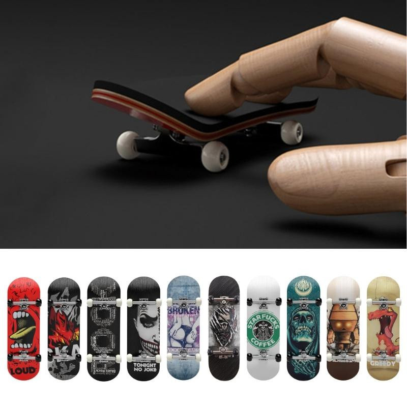 Bai Fen Bai Toys Fingerboard Fünfschichtiges Ahorn Mini-Skateboard ab 3-6 Jahre alt - Bild 2