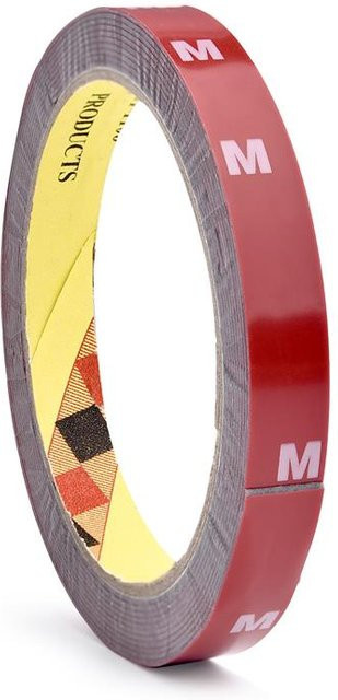 Caige6666 Extra starkes doppelseitiges Klebeband für das Auto in Rot, Breite: 10 mm, Länge: 3 m - Bild 1