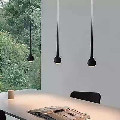 Tobias Grau Falling Sun Trace Pendelleuchte LED 3-flammig in Grau und Schwarz