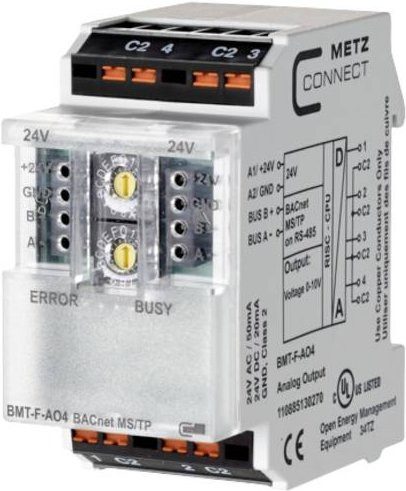 Metz Connect Netzteil 24 V/AC und 24 V/DC mit 4 Ausgängen, Weiß - Bild 1