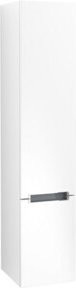 Villeroy & Boch Hochschrank Subway 2.0 in Weiß Matt mit Chromgriffen, B/T/H: 35 x 37 x 165 cm - Bild 1