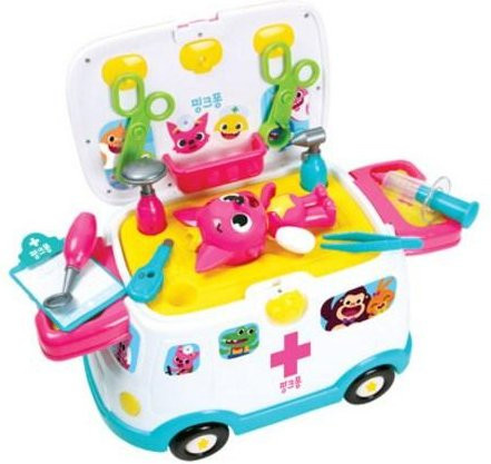 Pinkfong Wonderstar Intelligentes Arzt Spielset, Krankenwagen Krankenhaus Spiel - Bild 1
