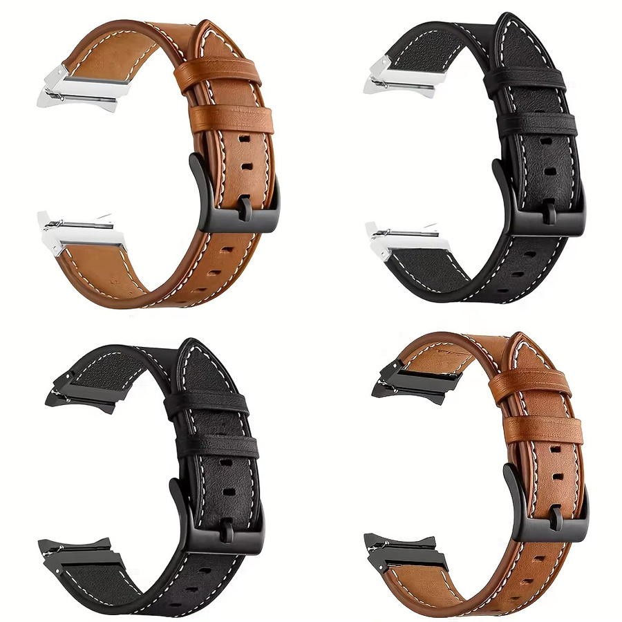 QCTOG Uhrenarmband Leder, Samsung Galaxy Watch, Unisex - Bild 2