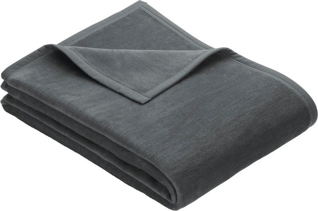 Heim Kuscheldecke Anthrazit B: 100 cm, T: 150 cm, waschbar - Bild 1