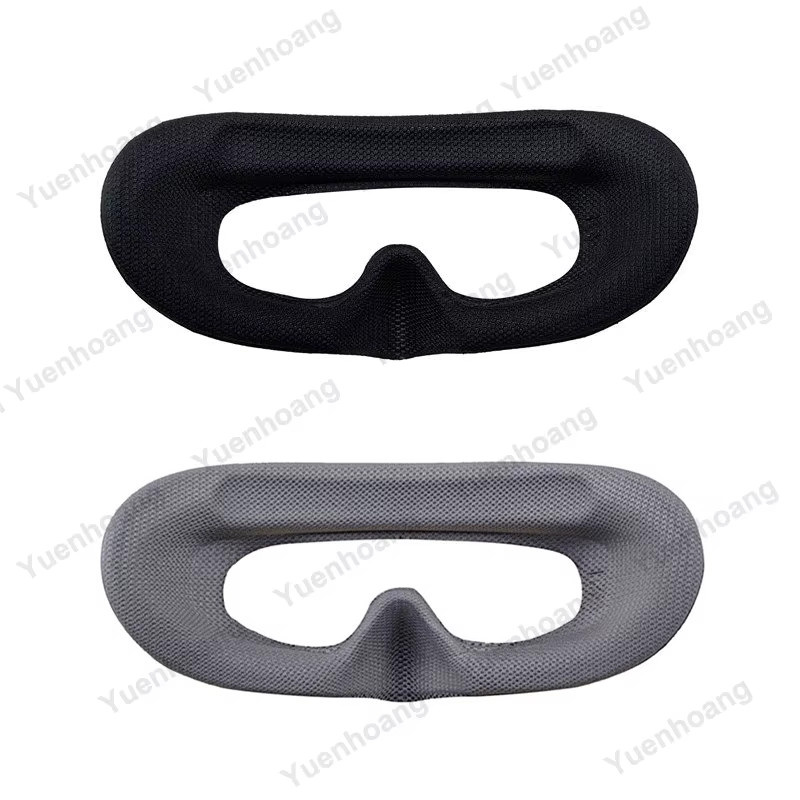 YUENHOANG Gesichtspolster aus weichem Schaumstoff für HDZero BoxPro und Walksnail Avatar HD Goggles, Farbe: Schwarz - Bild 1