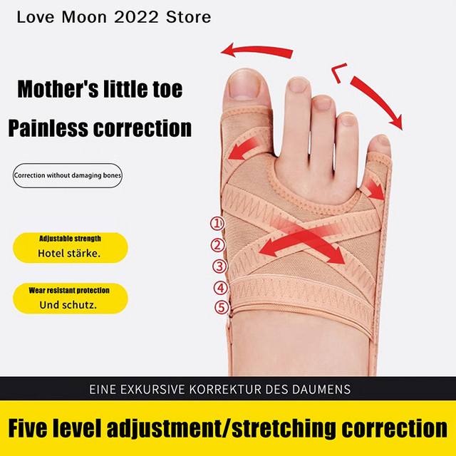 LM Hallux-Valgus-Korrektor Zehenspreizer, verstellbar - Bild 1