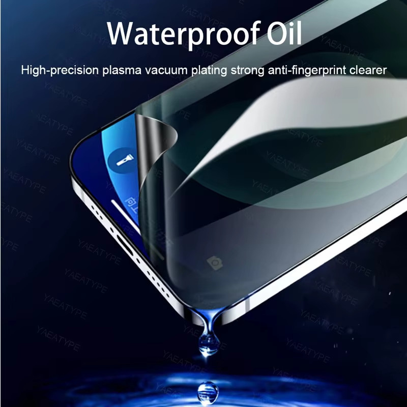 2 Stück Google Pixel 9, 9a, 10 Pro XL und 9 Pro Anti Spy Hydrogel Displayschutzfolie für Privatsphäre - Bild 5