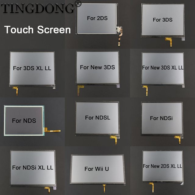 TingDong Ersatz-Display-Digitizer-Glas Touchscreen in transparent für Nintendo NDS Lite, NDSL, NDSi, 2DS, 3DS, New 3DS XL, LL und WiiU PAD Konsolen - Bild 1