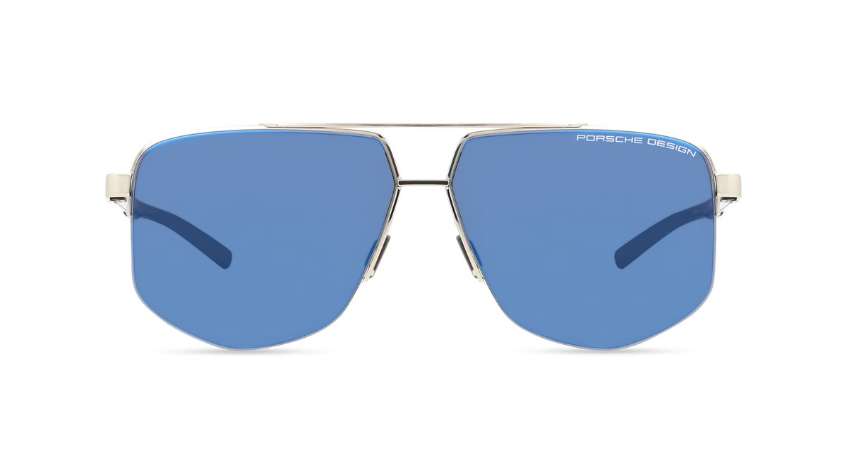 Porsche Design P8943 Sonnenbrille, Vollrand, Quadratisch, Metall, Grau, Herren - Bild 1