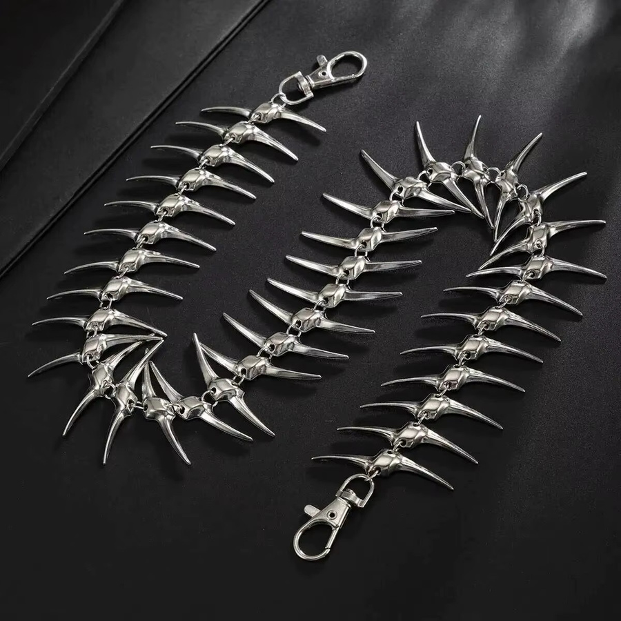 KunJoe Taillenkette, Edelstahl, Silber, Herren - Bild 4