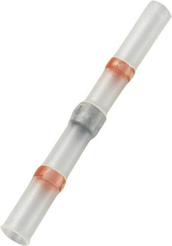 TRU Components 736410 Stoßverbinder mit Schrumpfschlauch, 0.304mm² und 0.705mm², vollisoliert, Rot, 30 Stück - Bild 1