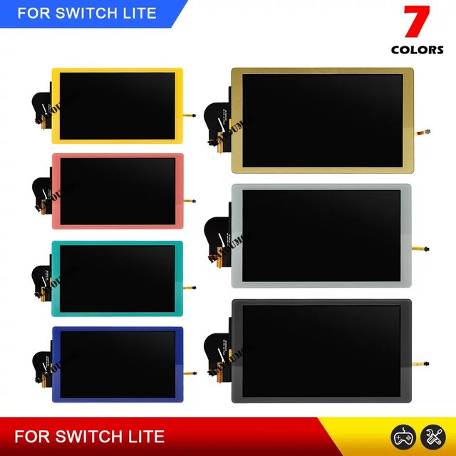 Ersatz LCD-Display und Touchscreen Set in Gold für Nintendo Switch Lite Konsole, 2-in-1 Komplettset mit Digitizer - Bild 1