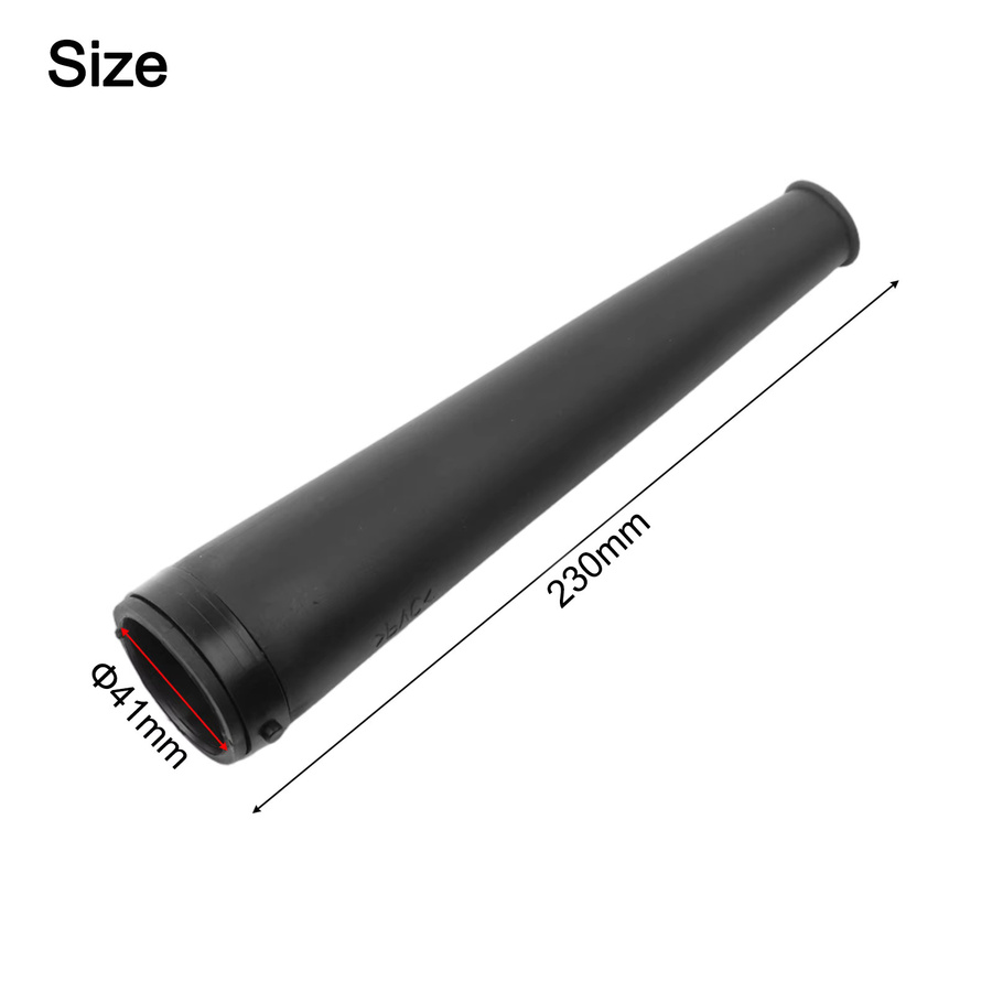 Schwarzes Zubehör für Laubbläser mit zwei Längenoptionen für die Modelle 230 und 250 mm - Bild 4
