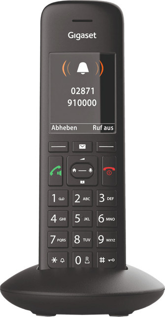 Gigaset C570-HX DECT-Erweiterung in Schwarz mit Freisprechfunktion und Anruferkennung - Bild 1