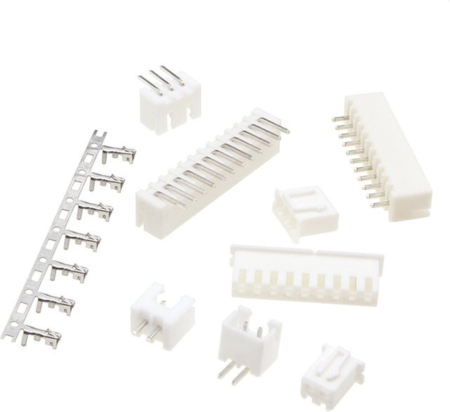 JST XH2.54 Stecker und Buchsen Set aus Kunststoff in Weiß, 10 Sets mit verschiedenen Pin-Konfigurationen - Bild 1