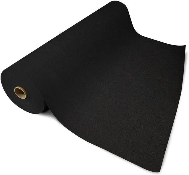 Floordirekt Messeteppich Sintra Gangläufer Schwarz B: 90 cm, T: 200 cm - Bild 1