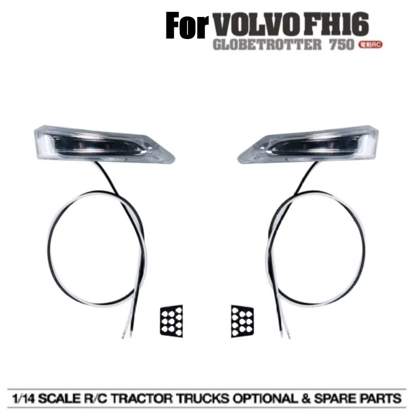 Tamiya Seite Blinker Licht, 2-teiliges Set, 1:14, LED - Bild 3