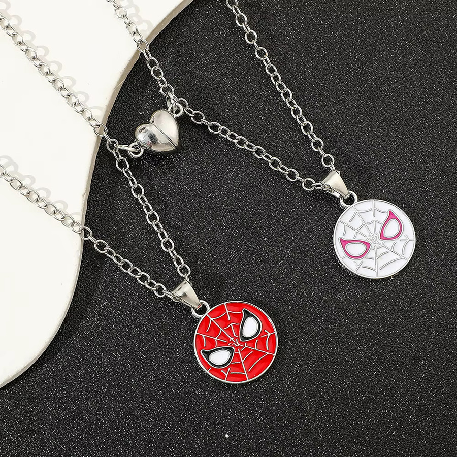 TAKARA TOMY Halskette, Spiderman Avengers Anhänger, Silber, Unisex - Bild 3