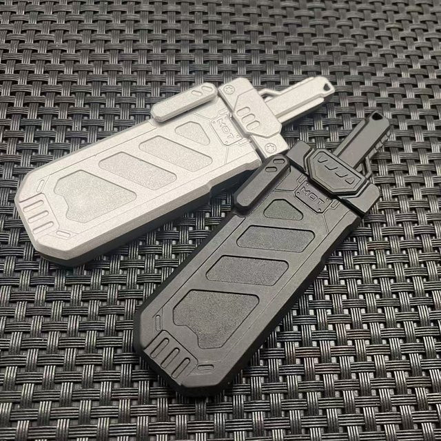YuHaoHui EDC Spaltung Schwert, Magnetisches Auswurf Schieben Karte, Stress Relief Spielzeug - Bild 1