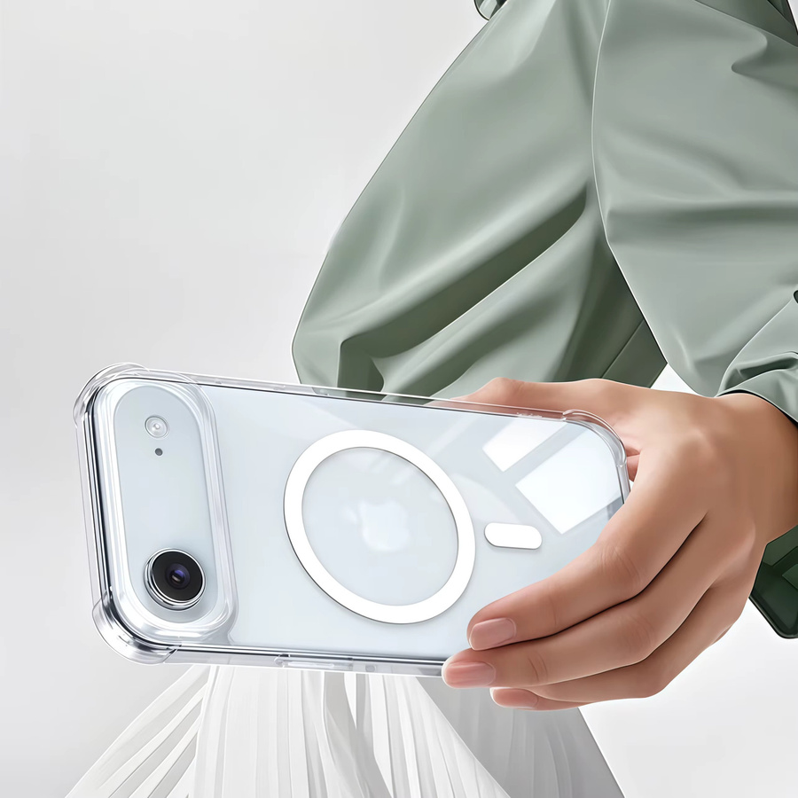 Transparente magnetische TPU-Handyhülle mit stoßfestem Schutz für dein Apple iPhone Air - Bild 3