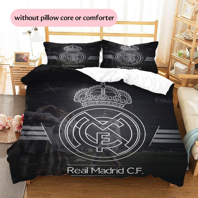 Real Madrid CF Bettwäsche Set mit Reißverschluss, B/H: 140 x 200 cm - Bild 1