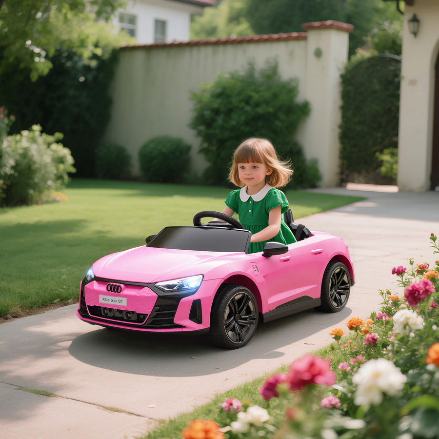 HOMCOM Kinder Elektroauto mit Fernbedienung rosa ab 3-5 Jahre - Bild 2