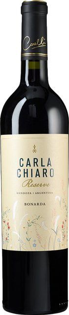 Carla Chiaro Bonarda Rotwein Reserva 2021, Mendoza, trocken, 0,75 l - Bild 1