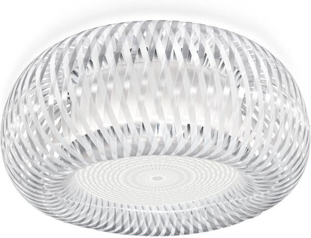 Slamp Kalatos Deckenleuchte Prisma in Schwarz Matt aus Pflanzenfasern mit LED-Effekt - Bild 1