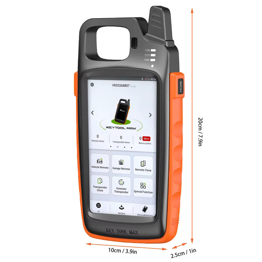 Xhorse VVDI Key Tool Max Fernbedienungs- und Chip-Generator Programmiergerät in Schwarz - Bild 3