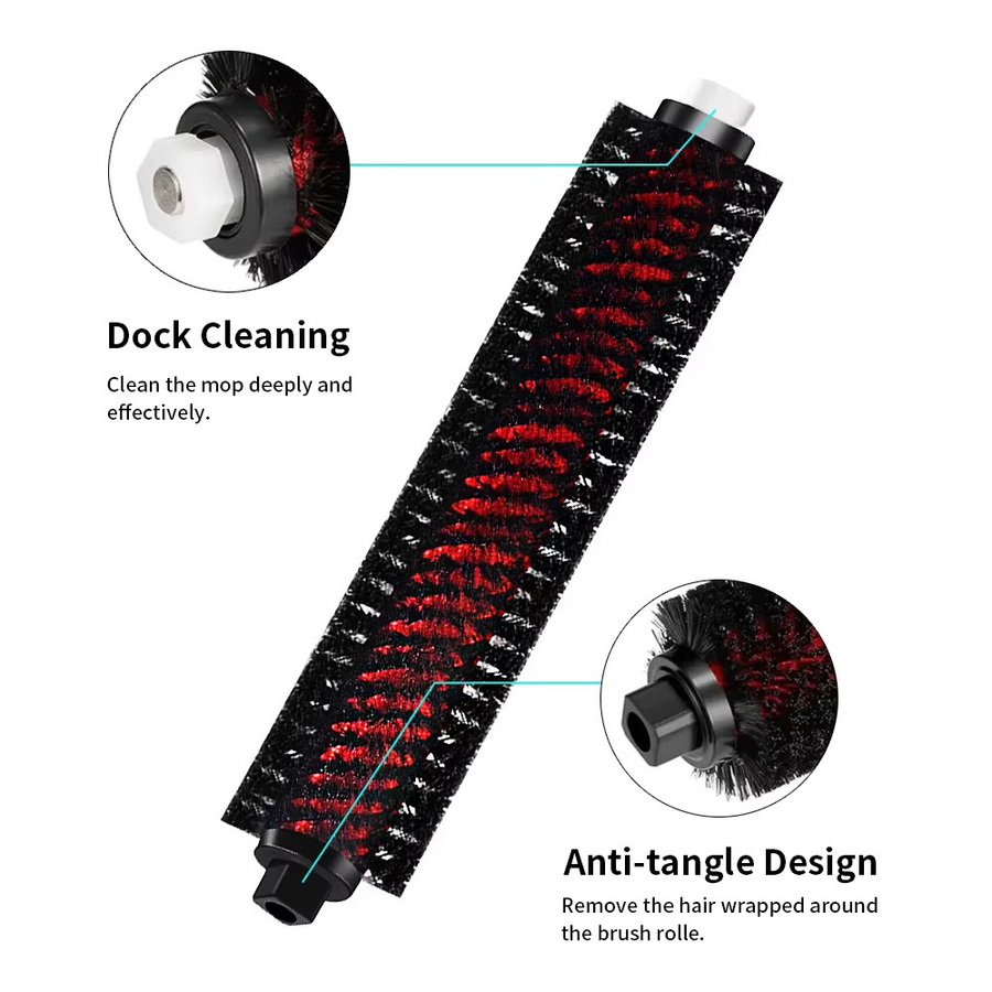 Hochgeschwindigkeits-Reinigungsbürste für Roborock Roboterstaubsauger S8, S8+, S8 Pro Ultra, S7 MaxV Ultra und Mop Washing Dock SelfCleaning - Bild 5
