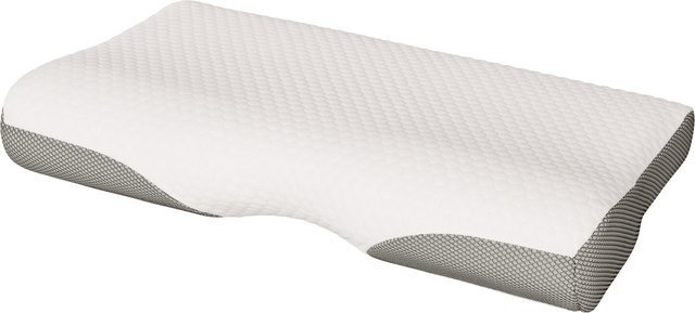 LIVARNO Ergonomisches Multifunktionskissen in Schmetterlingsform aus Memory Foam, Farbe: Weiß, B/T/H: 50 x 30 x 9 cm - Bild 1