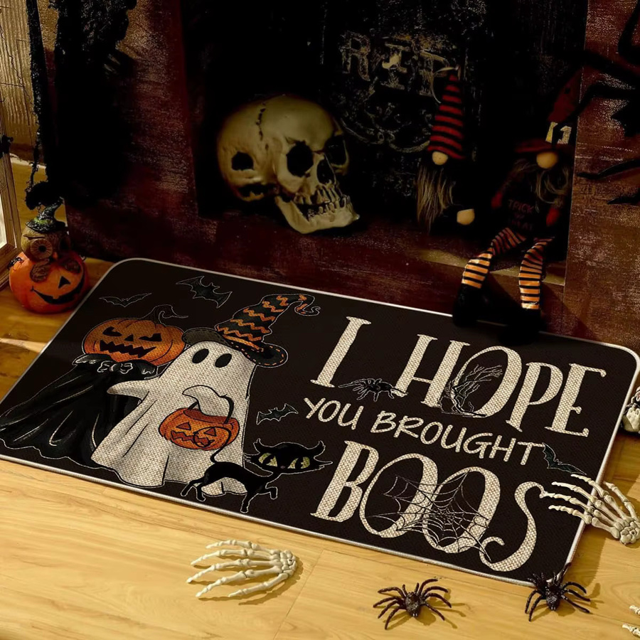 VIKAMA Halloween Druckteppich schmutzabweisende und verschleißfeste Bodenmatte für Eingangsbereich und Badezimmer - Bild 3