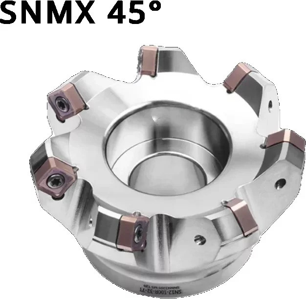QIYI CNC Fast Feed Fräser SNMX1205 45 Grad grobe Trennscheibe in Silber - Bild 1