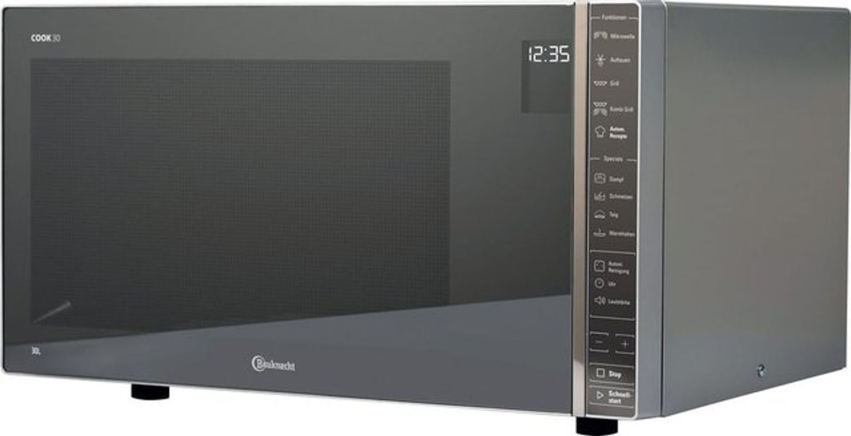 Bauknecht MW 304 M Kombi-Mikrowelle mit Grill und Spiegelfront in Schwarz - Bild 2