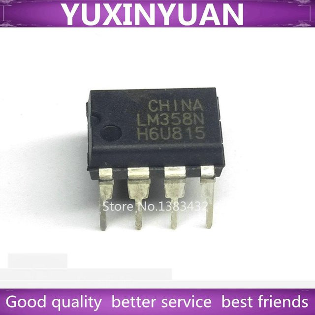 YUXINYUAN LM358N LM358 DIP Integrierter IC Set, 20 Stück, Schwarz - Bild 1