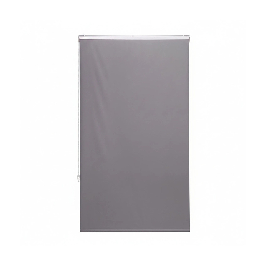 Relaxdays Duschrollo aus PVC in Grau, wasserabweisend und schnelltrocknend, B: 100 cm, H: 240 cm - Bild 2