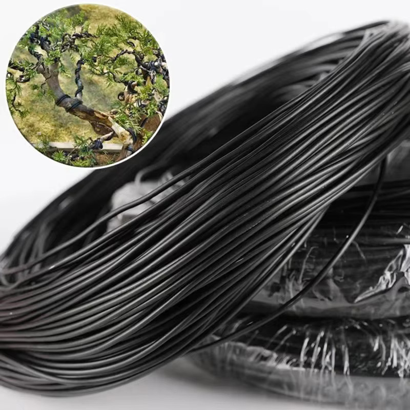 Bonsai-Trainingsdraht aus eloxiertem Aluminium in Schwarz, 5 m Pflanzenunterstützung für die Formgebung deiner Pflanzen, erhältlich in den Stärken 1 mm, 1,5 mm, 2 mm, 2,5 mm und 3 mm - Bild 2
