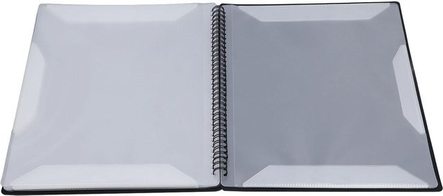 TOMTOP JMS Notenmappe A4 transparent, wasserfeste Noten-Loseblattordner mit 40 Seiten Fassungsvermögen und beschreibbarer Oberfläche - Bild 1