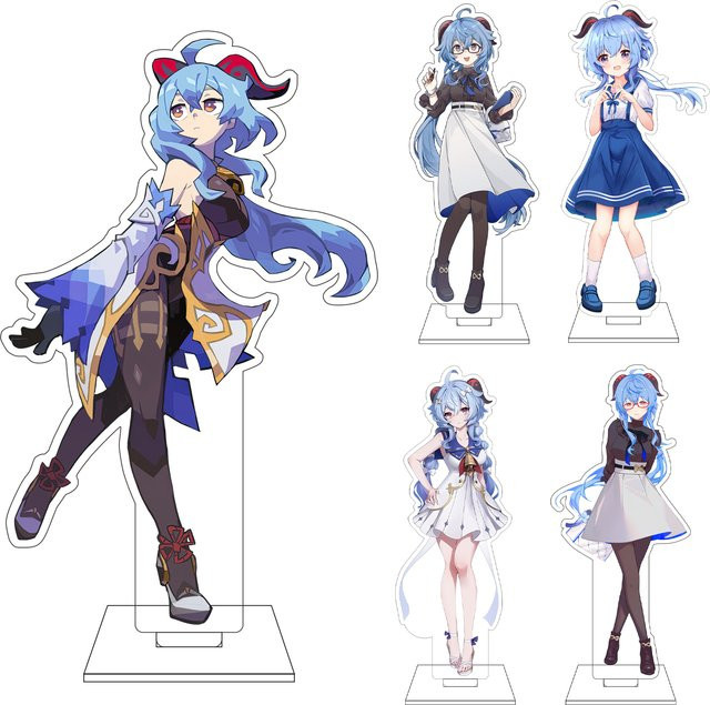 Bandai Genshin Impact Ganyu, Acryl-Figur Ständerplatte, 16cm - Bild 1
