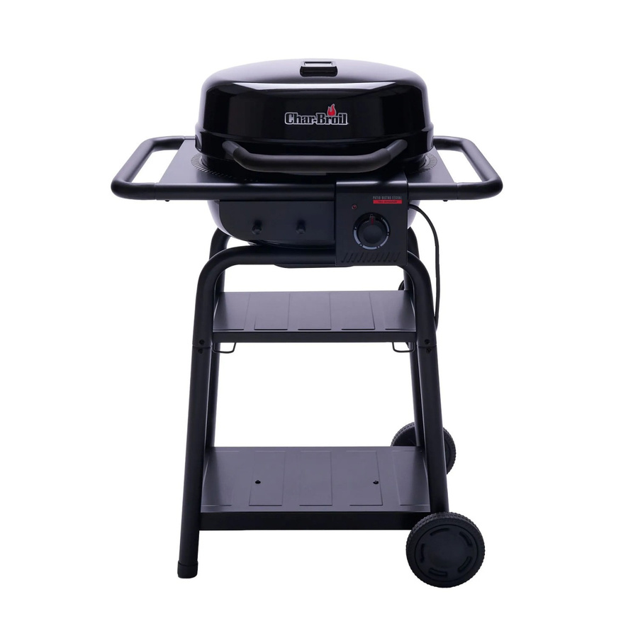 Char-Broil Elektrogrill Patio Bistro E2Coal Tabletop in Schwarz mit Hybrid Power 2.100 W und Edelstahl-Details - Bild 2